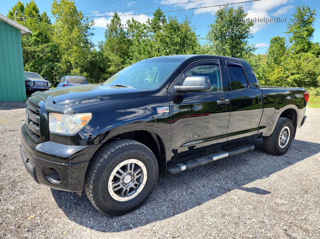 2012 Toyota Tundra Double Cab Sr5 Black vin: 5TFUY5F1XCX210849