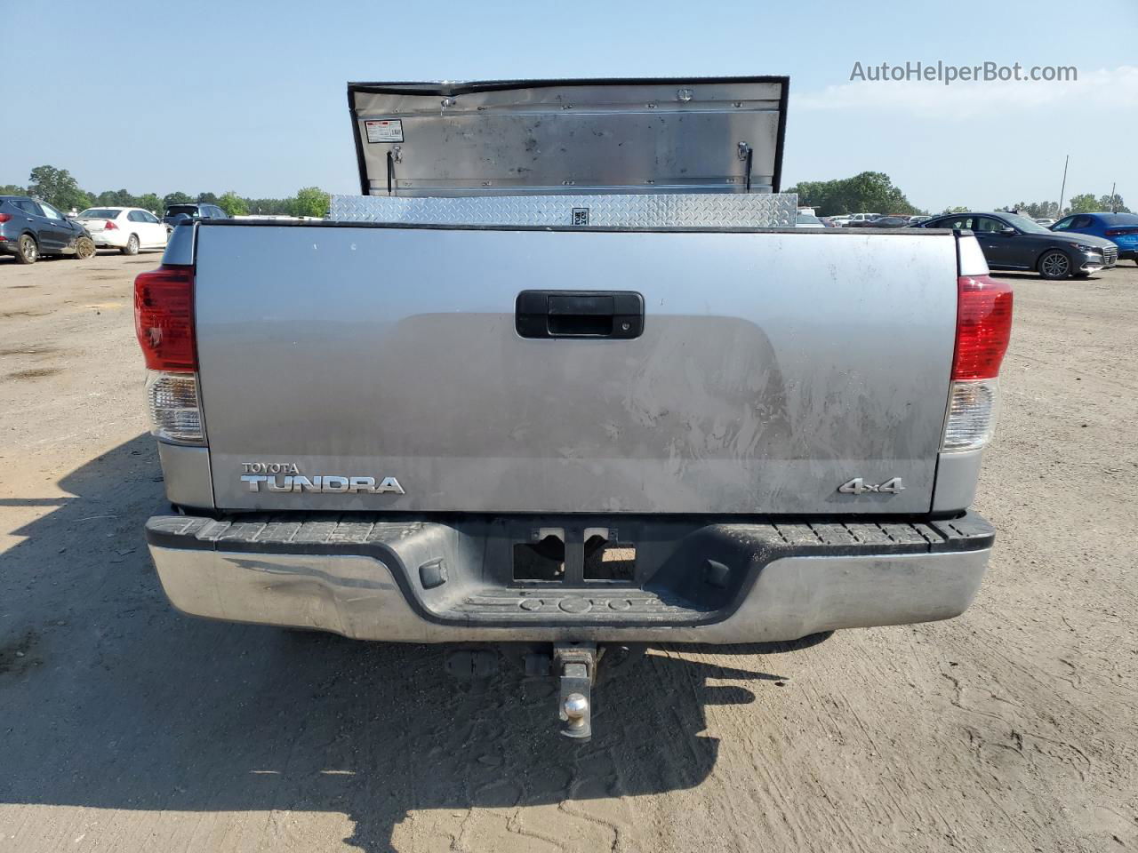 2012 Toyota Tundra Double Cab Sr5 Silver vin: 5TFUY5F1XCX232897