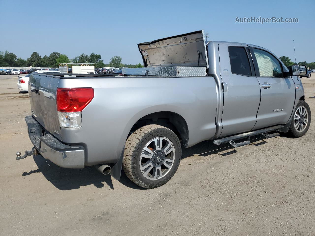 2012 Toyota Tundra Double Cab Sr5 Silver vin: 5TFUY5F1XCX232897