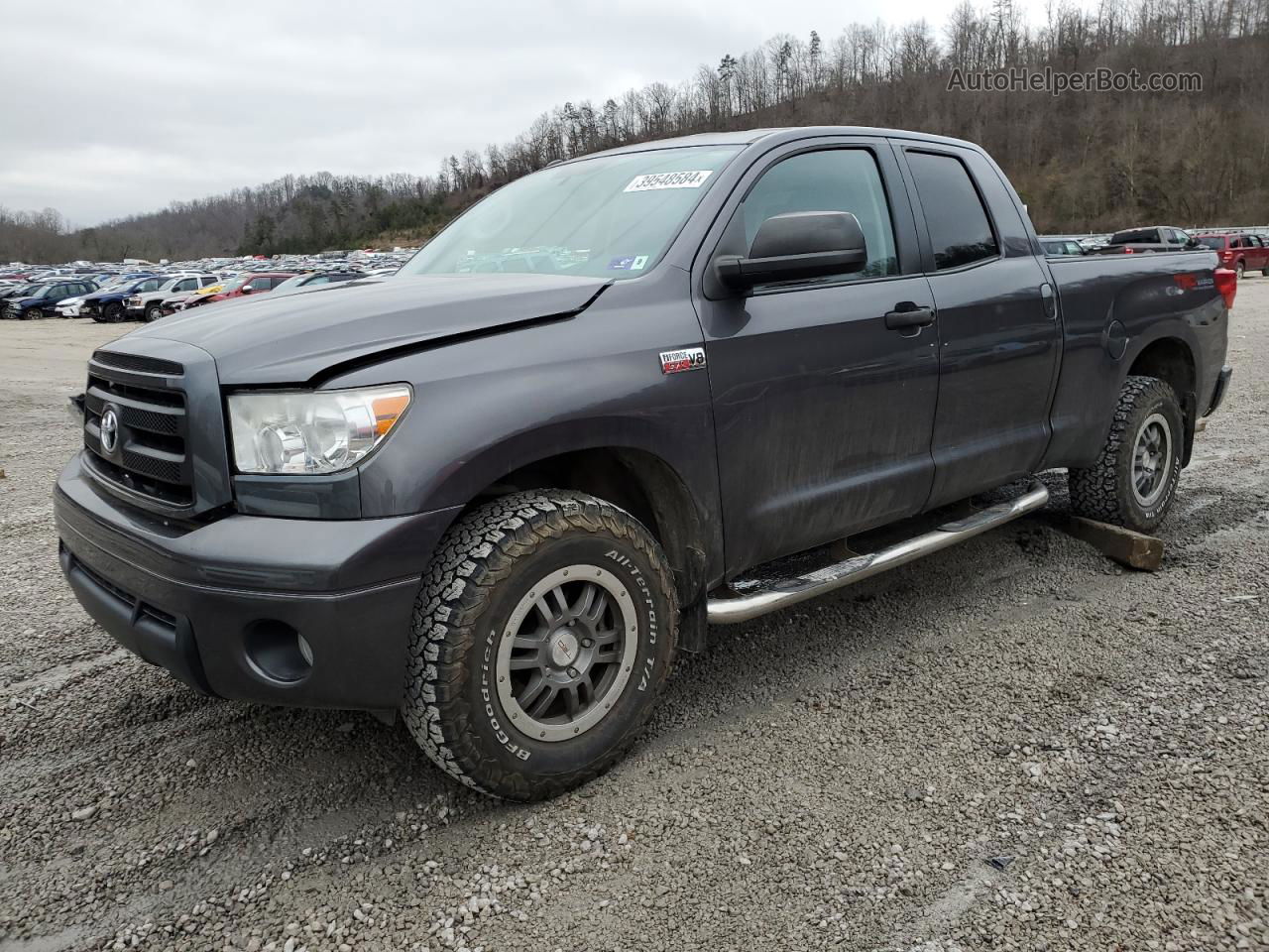 2012 Toyota Tundra Double Cab Sr5 Серый vin: 5TFUY5F1XCX235802