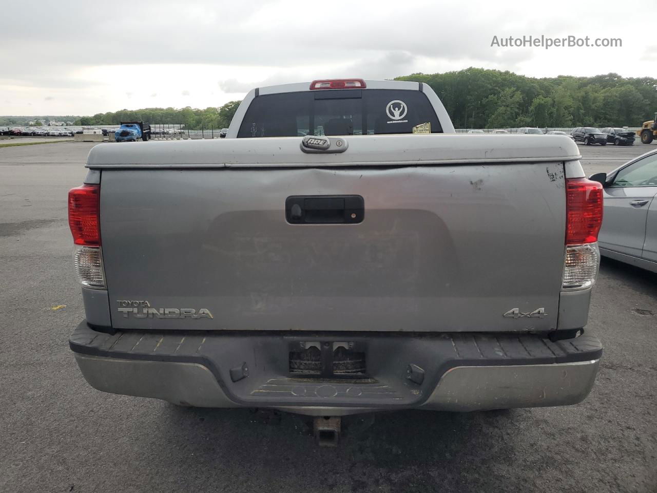 2012 Toyota Tundra Double Cab Sr5 Silver vin: 5TFUY5F1XCX268475