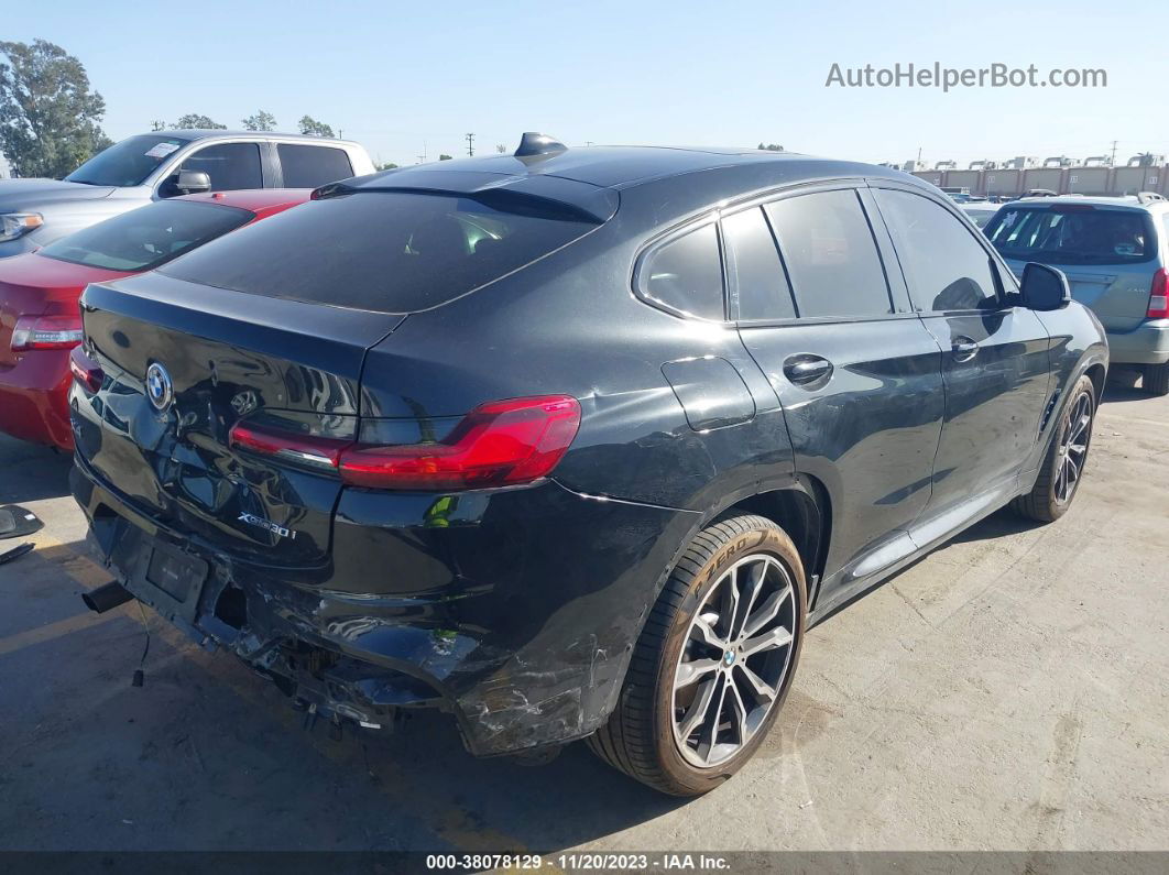 2021 Bmw X4 Xdrive30i Black vin: 5UX2V1C01M9F00571