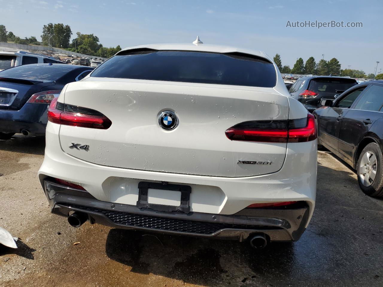 2021 Bmw X4 Xdrive30i White vin: 5UX2V1C01M9G47277