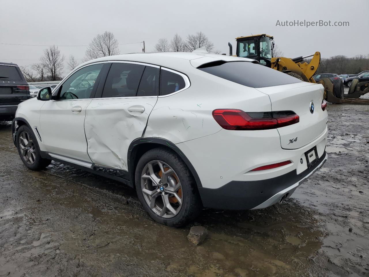 2021 Bmw X4 Xdrive30i Белый vin: 5UX2V1C01M9G49451