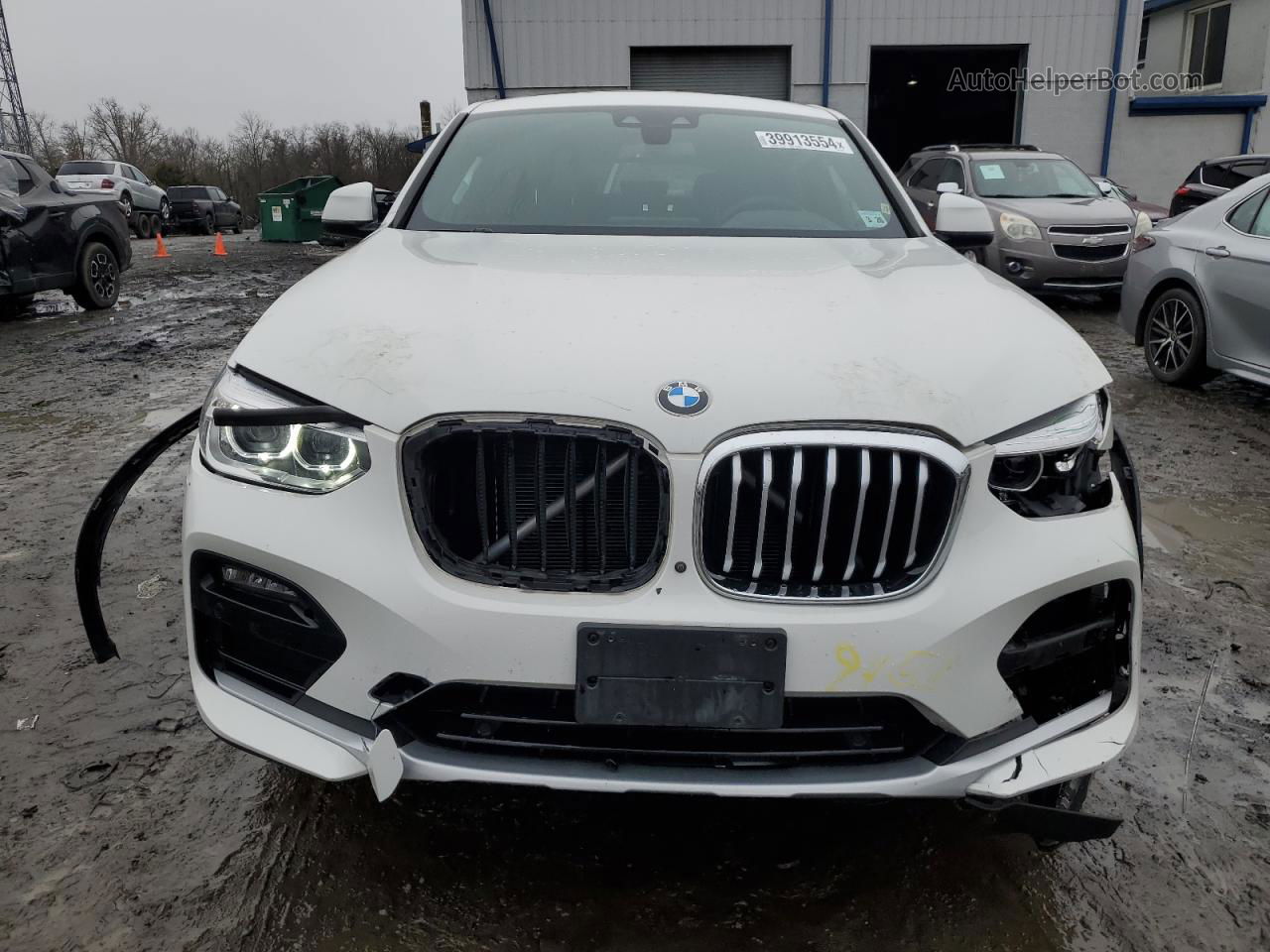 2021 Bmw X4 Xdrive30i Белый vin: 5UX2V1C01M9G49451