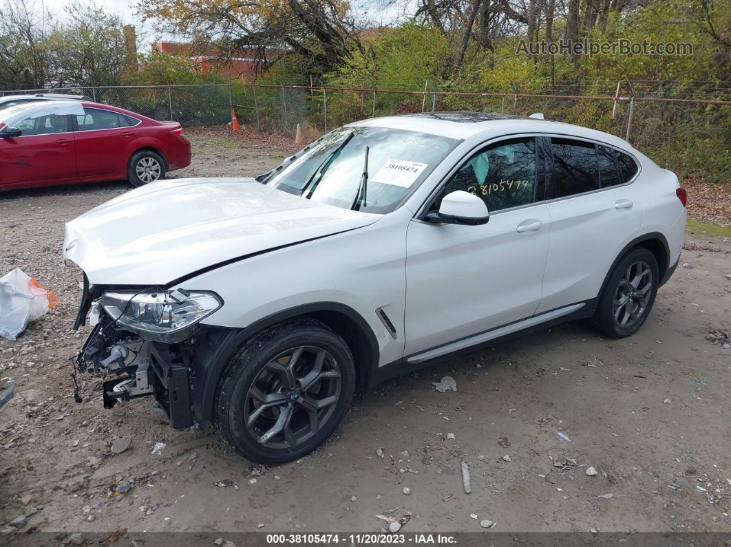 2021 Bmw X4 Xdrive30i White vin: 5UX2V1C01M9G61356