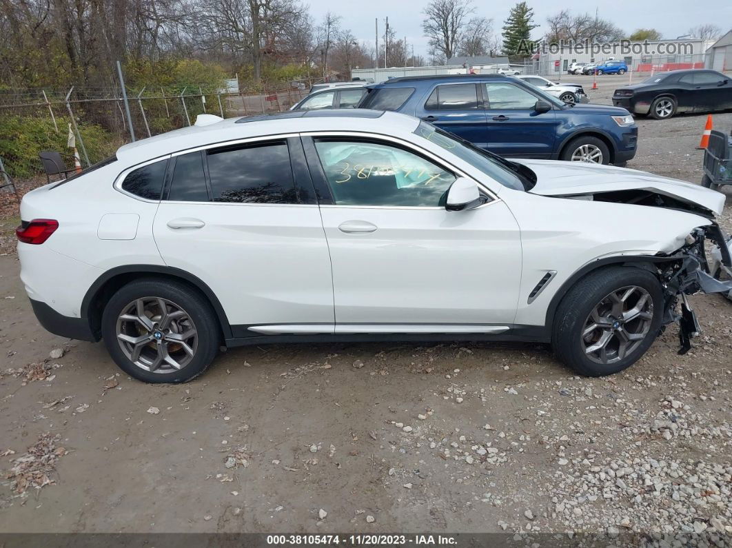 2021 Bmw X4 Xdrive30i White vin: 5UX2V1C01M9G61356