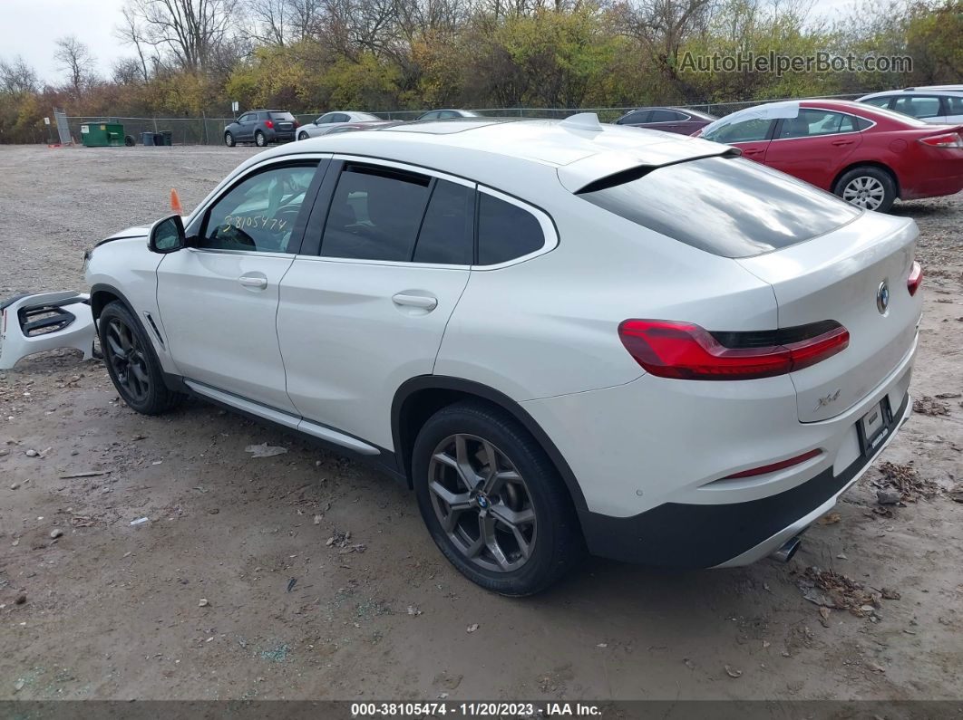 2021 Bmw X4 Xdrive30i White vin: 5UX2V1C01M9G61356