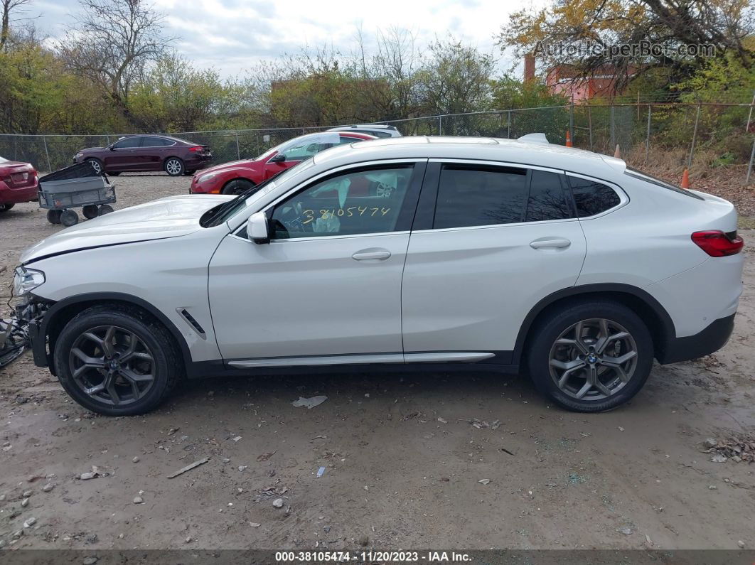 2021 Bmw X4 Xdrive30i White vin: 5UX2V1C01M9G61356