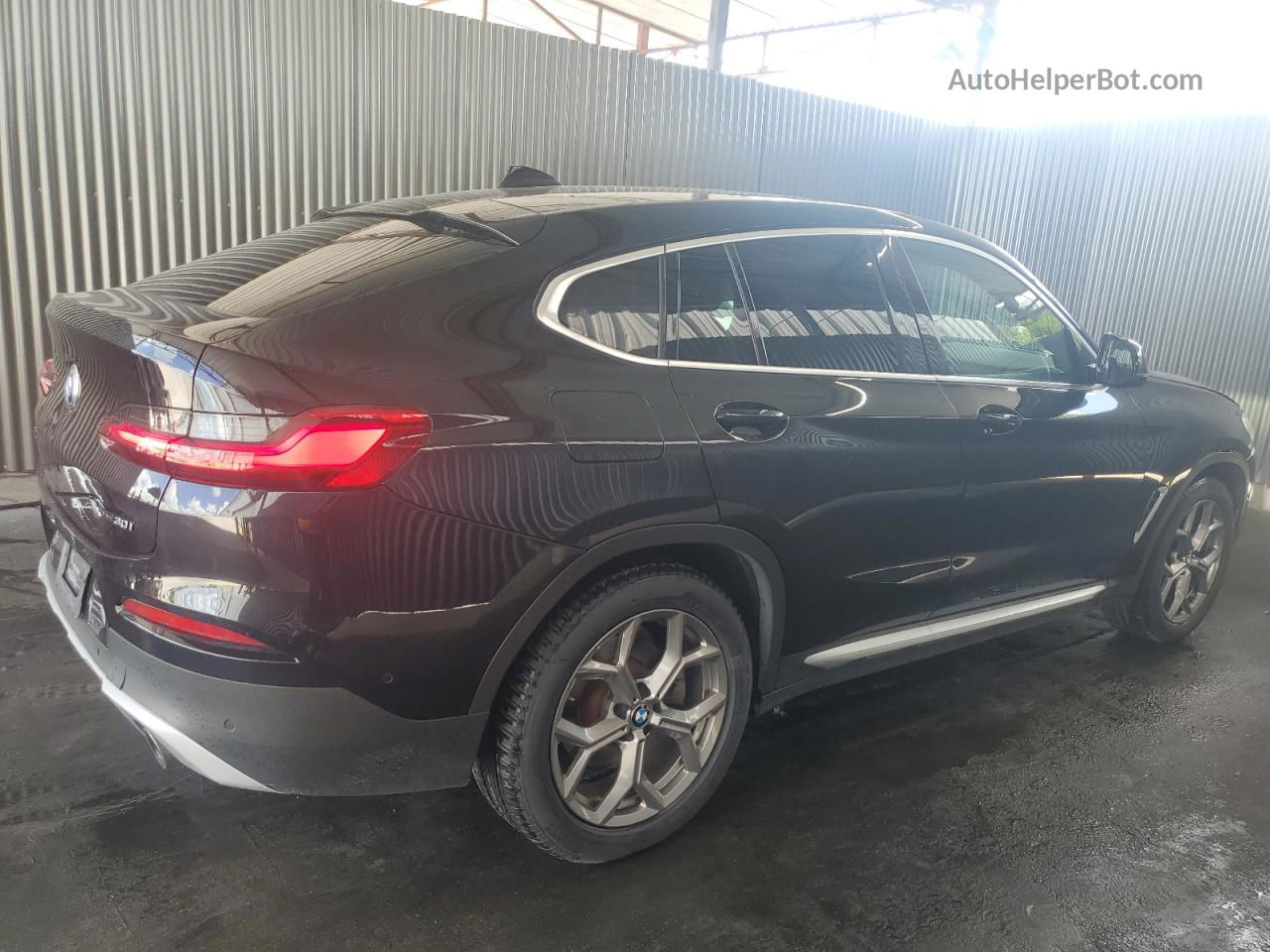 2021 Bmw X4 Xdrive30i Black vin: 5UX2V1C01M9G91554