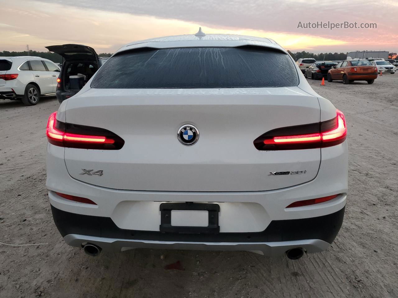 2021 Bmw X4 Xdrive30i White vin: 5UX2V1C01M9H37626