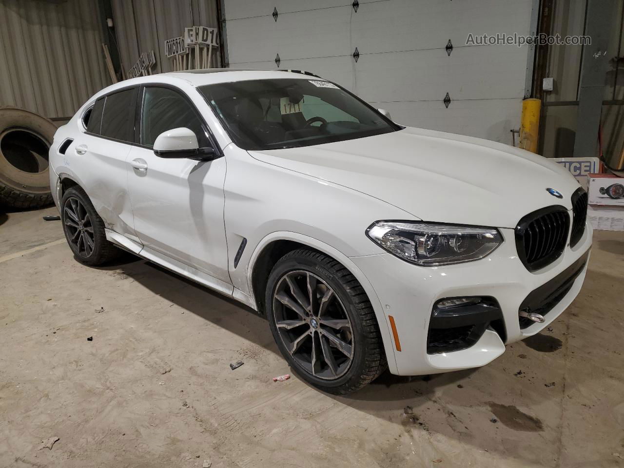 2021 Bmw X4 Xdrive30i White vin: 5UX2V1C01M9H72635