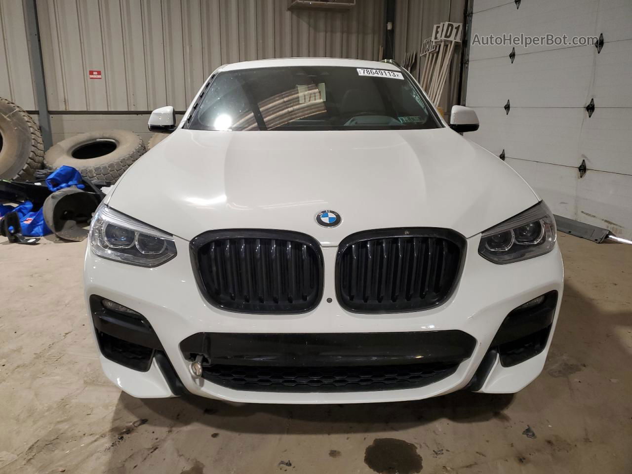 2021 Bmw X4 Xdrive30i White vin: 5UX2V1C01M9H72635