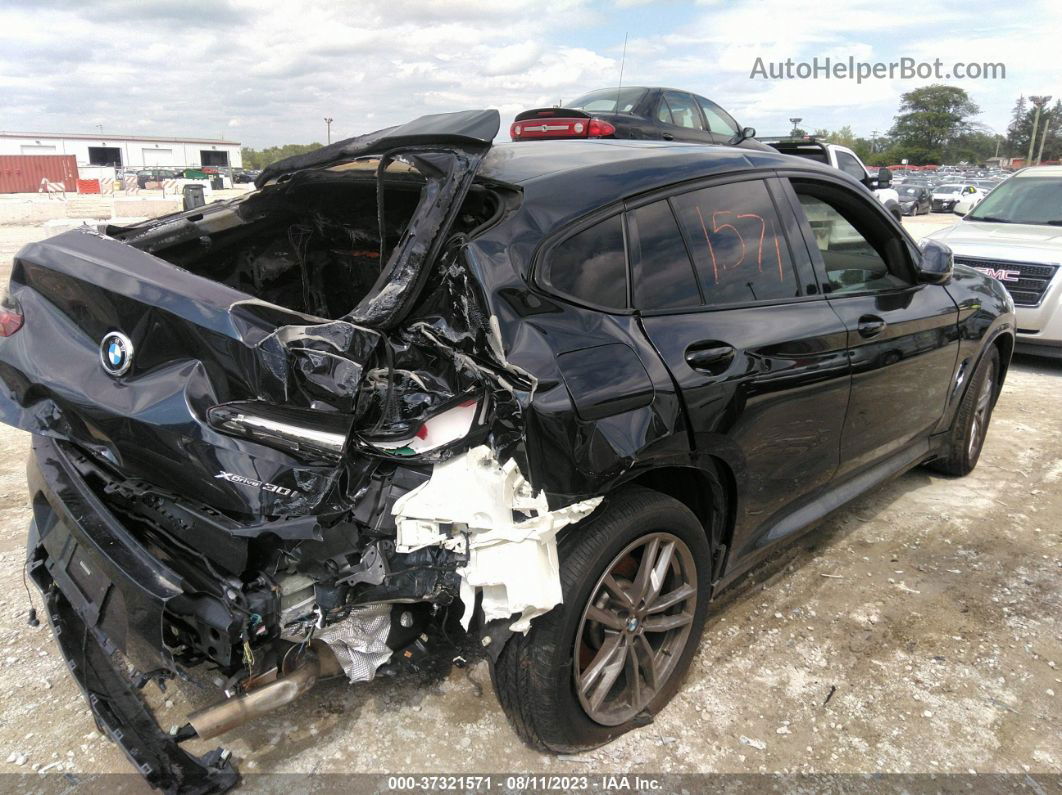 2021 Bmw X4 Xdrive30i Black vin: 5UX2V1C02M9E53549