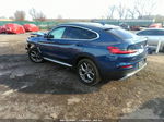 2021 Bmw X4 Xdrive30i Blue vin: 5UX2V1C02M9F05679