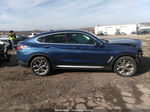 2021 Bmw X4 Xdrive30i Blue vin: 5UX2V1C02M9F05679