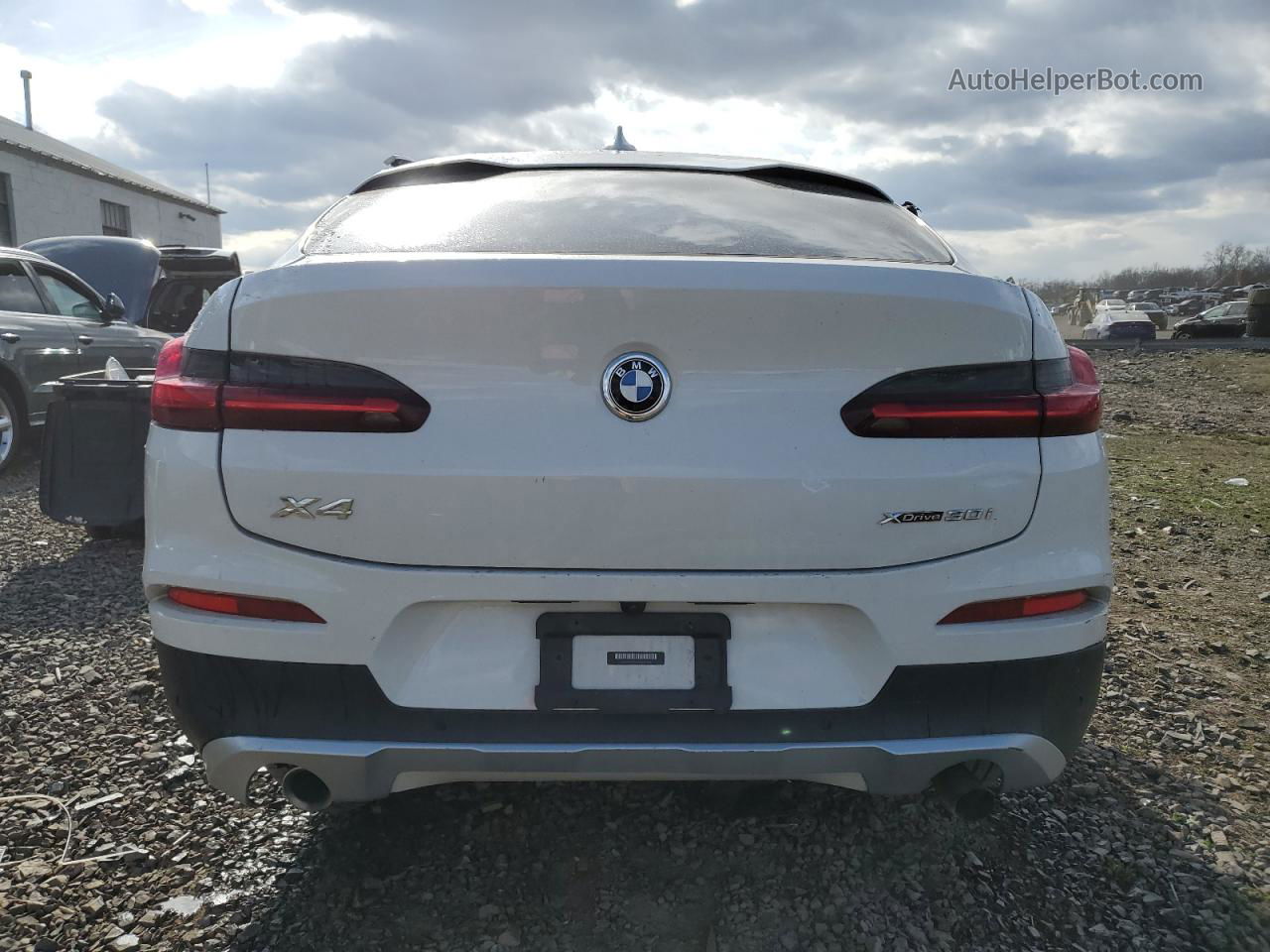 2021 Bmw X4 Xdrive30i White vin: 5UX2V1C02M9H33486