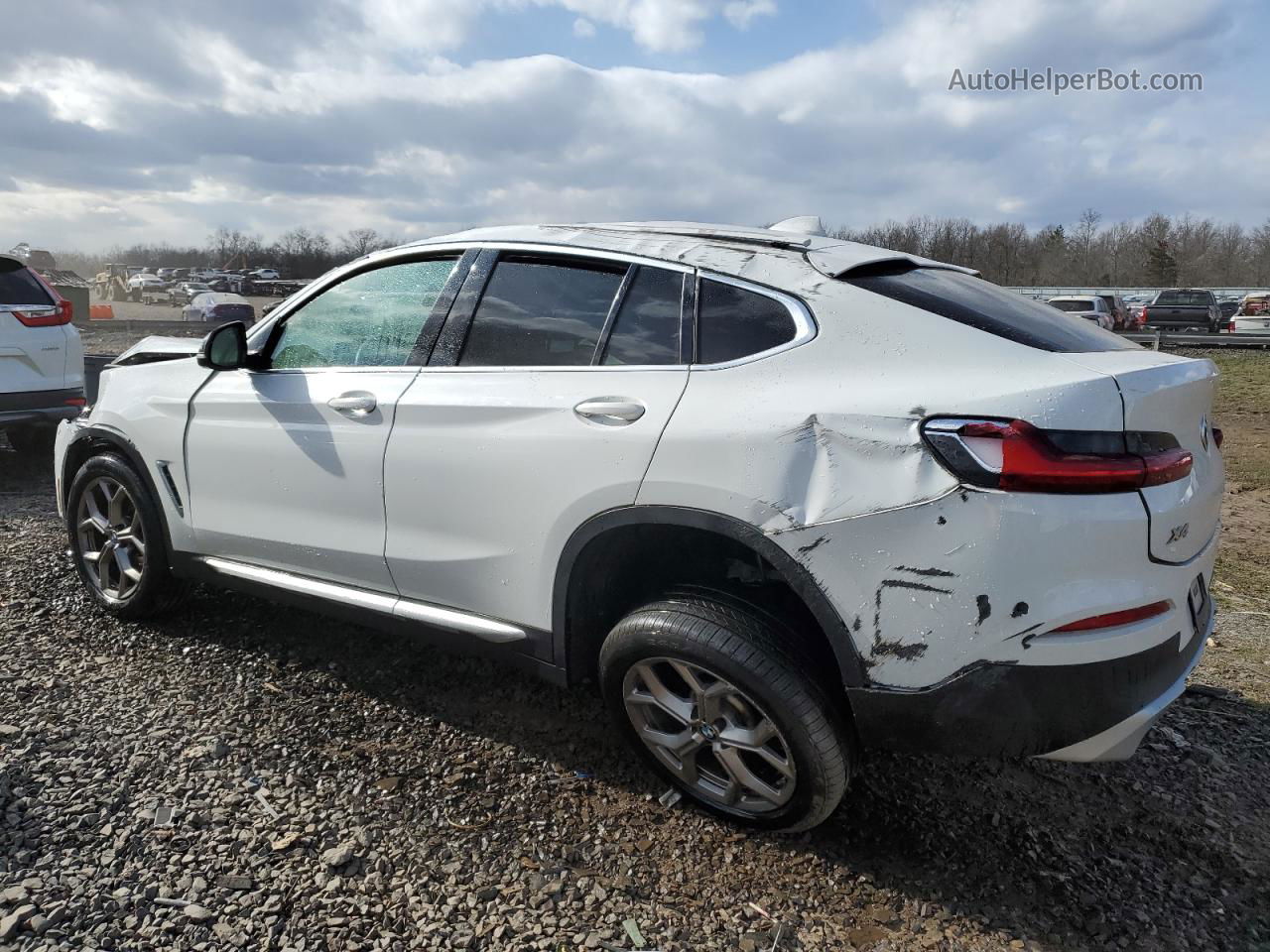 2021 Bmw X4 Xdrive30i White vin: 5UX2V1C02M9H33486