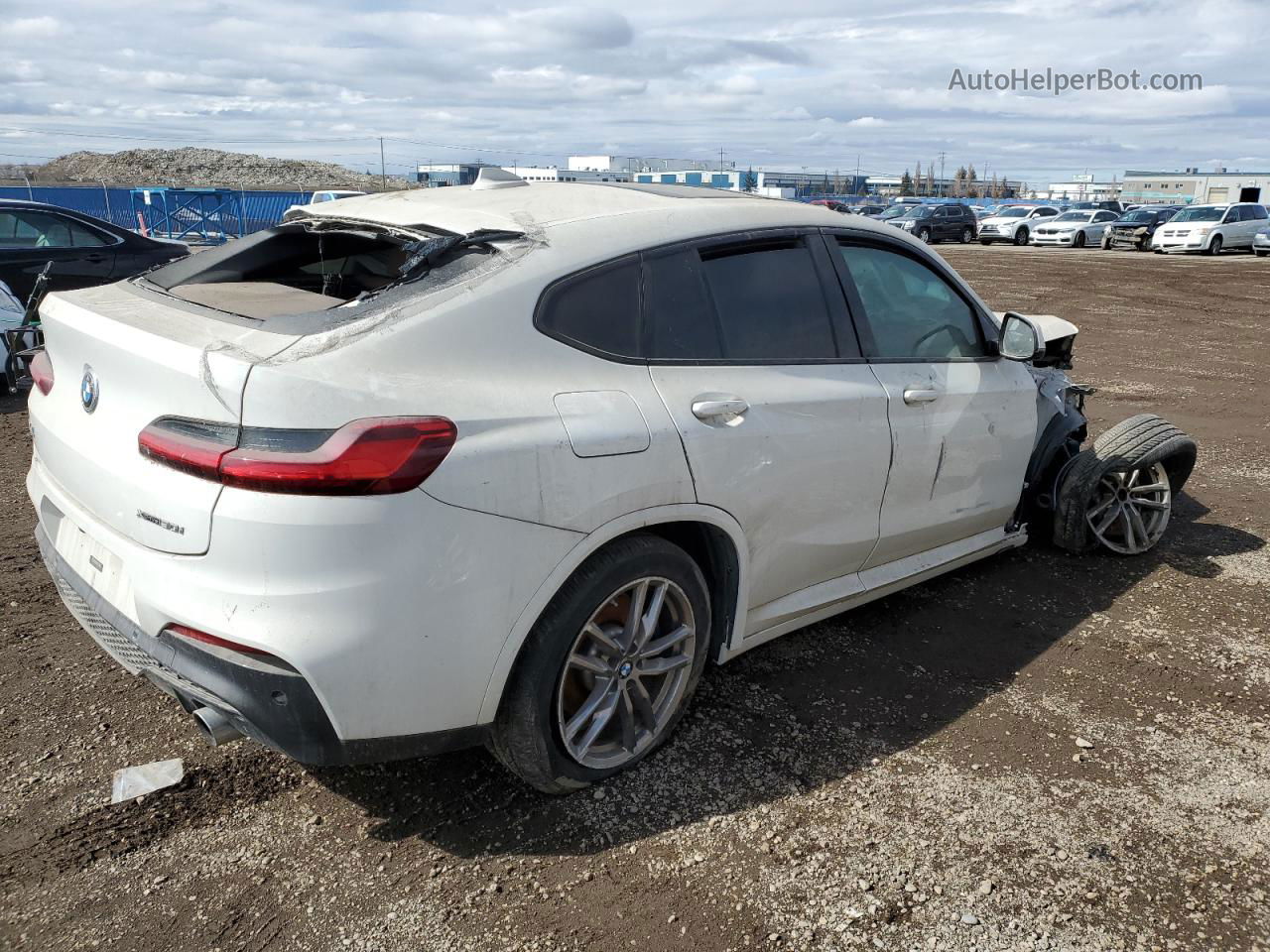 2021 Bmw X4 Xdrive30i White vin: 5UX2V1C03M9E77326