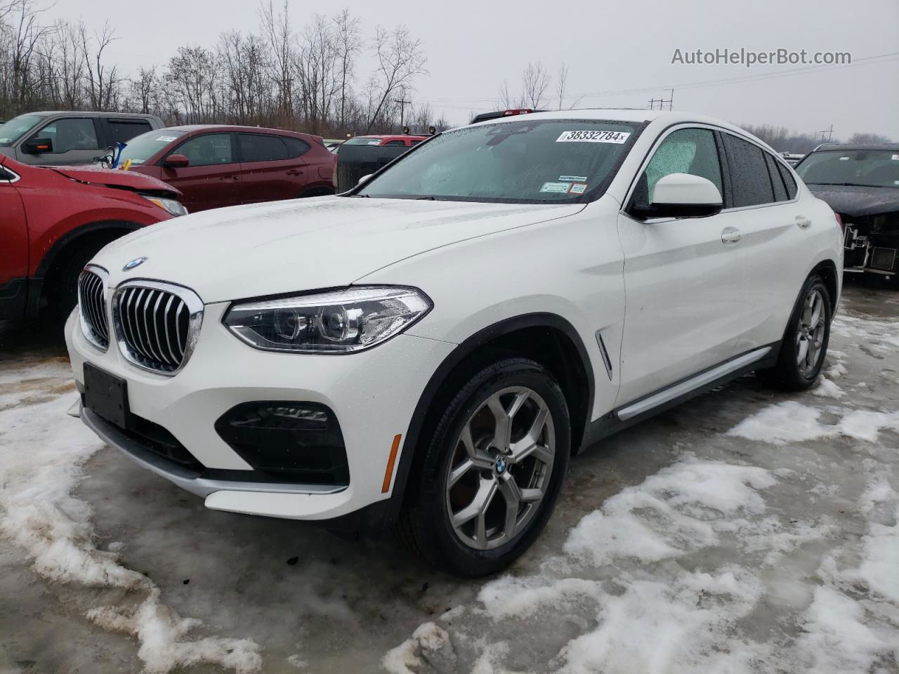 2021 Bmw X4 Xdrive30i White vin: 5UX2V1C04M9E30340