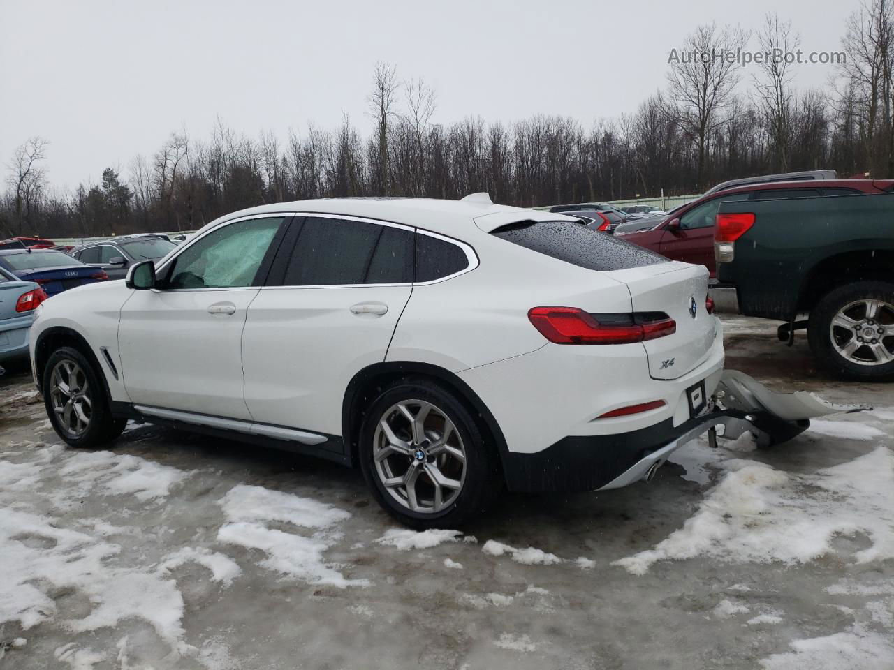 2021 Bmw X4 Xdrive30i White vin: 5UX2V1C04M9E30340