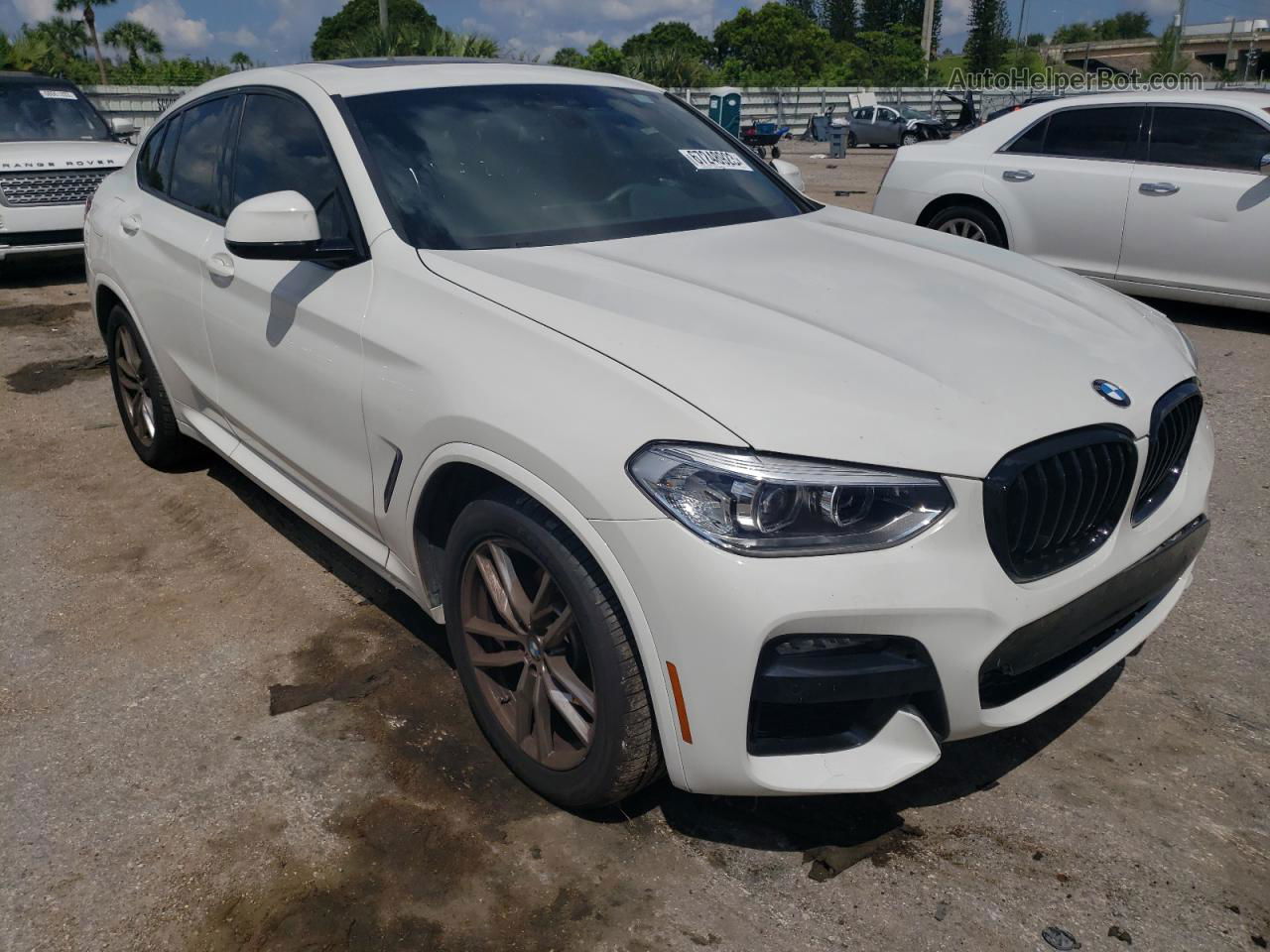 2021 Bmw X4 Xdrive30i White vin: 5UX2V1C04M9E85502