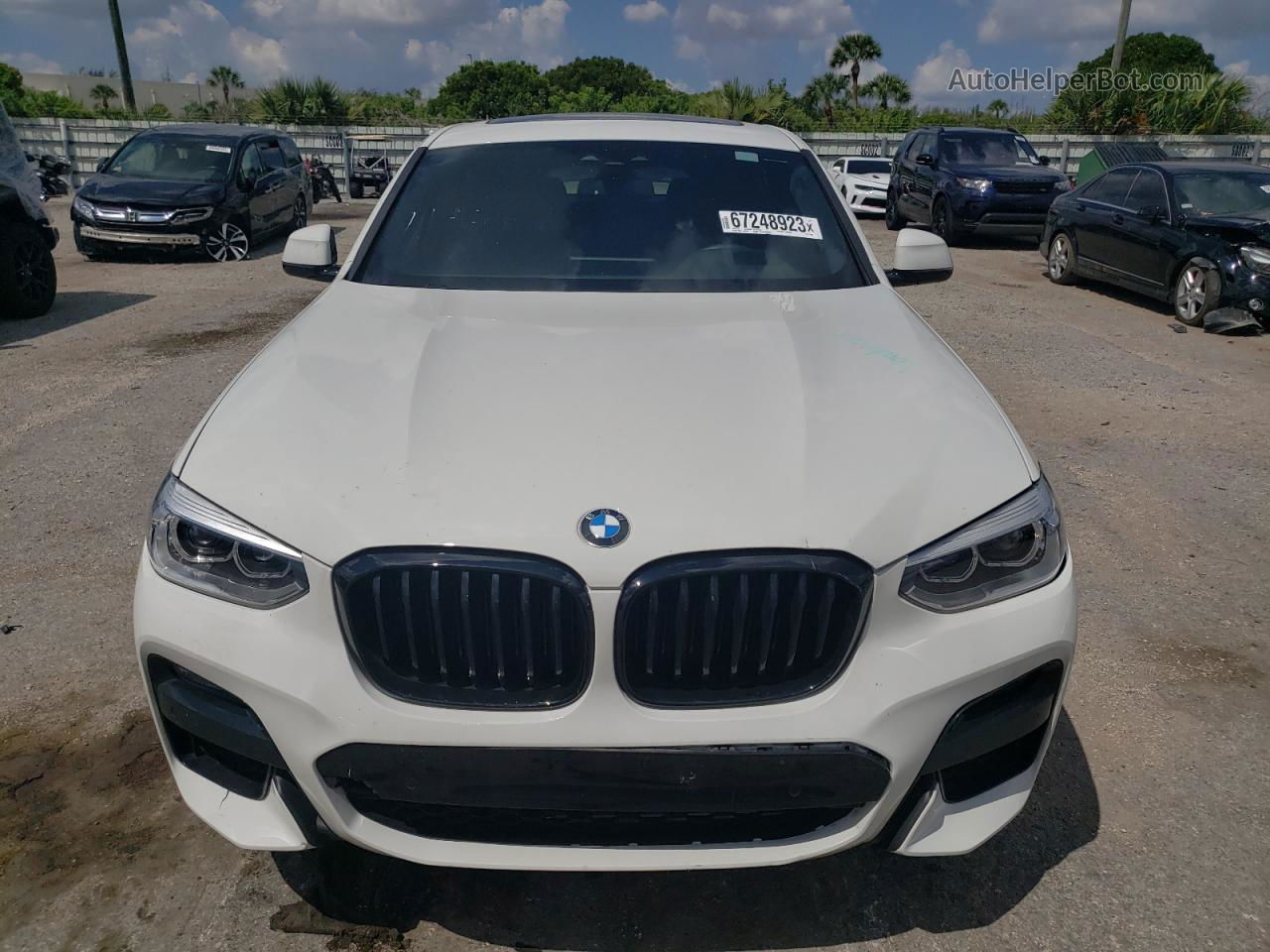 2021 Bmw X4 Xdrive30i Белый vin: 5UX2V1C04M9E85502