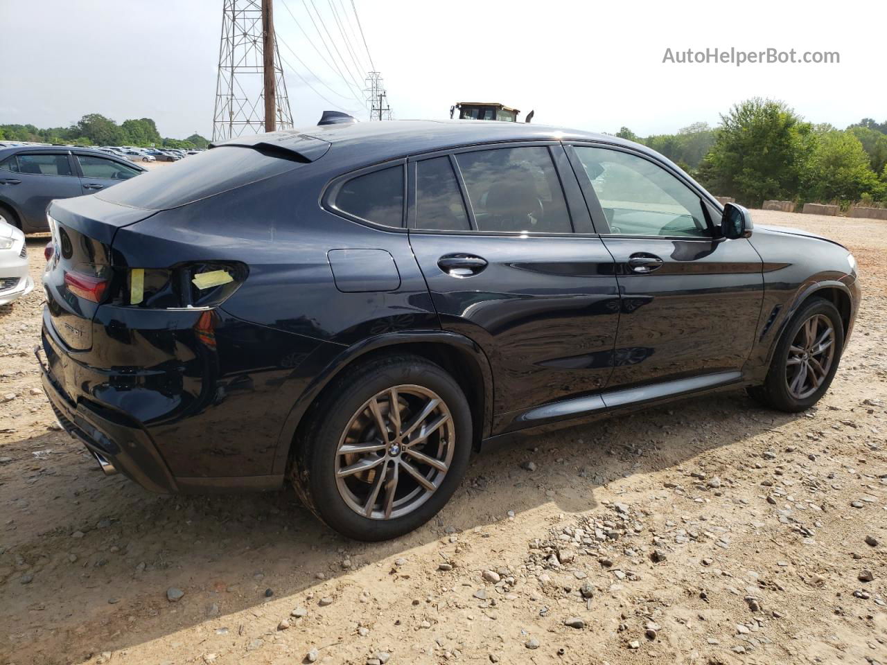 2021 Bmw X4 Xdrive30i Черный vin: 5UX2V1C04M9E92675