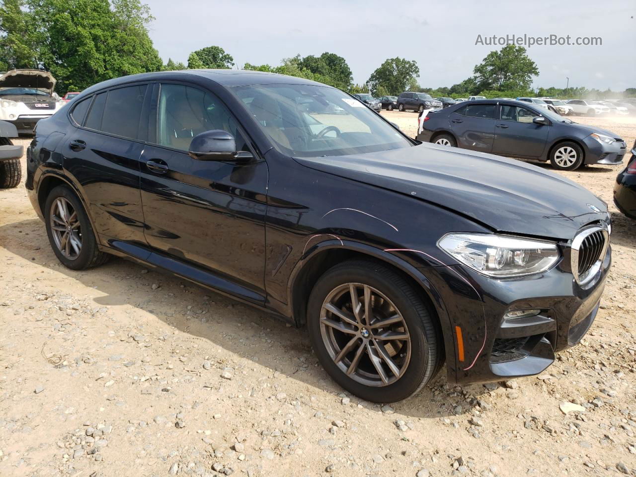 2021 Bmw X4 Xdrive30i Черный vin: 5UX2V1C04M9E92675