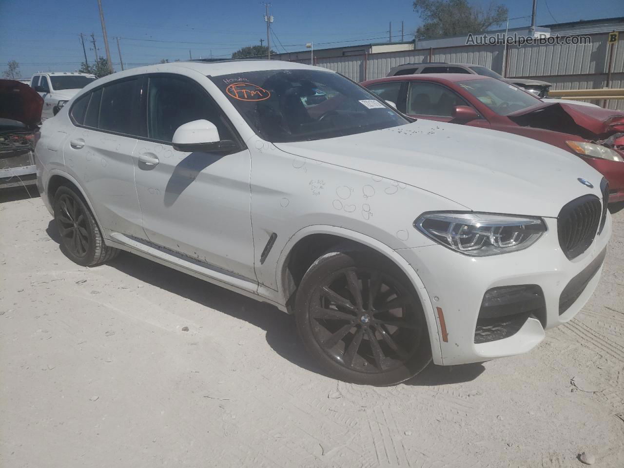 2021 Bmw X4 Xdrive30i White vin: 5UX2V1C04M9F07949