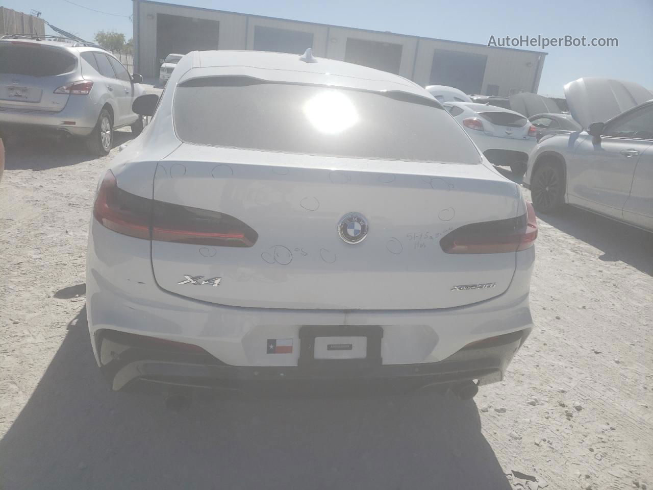 2021 Bmw X4 Xdrive30i White vin: 5UX2V1C04M9F07949