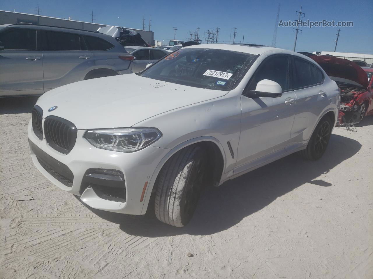 2021 Bmw X4 Xdrive30i White vin: 5UX2V1C04M9F07949