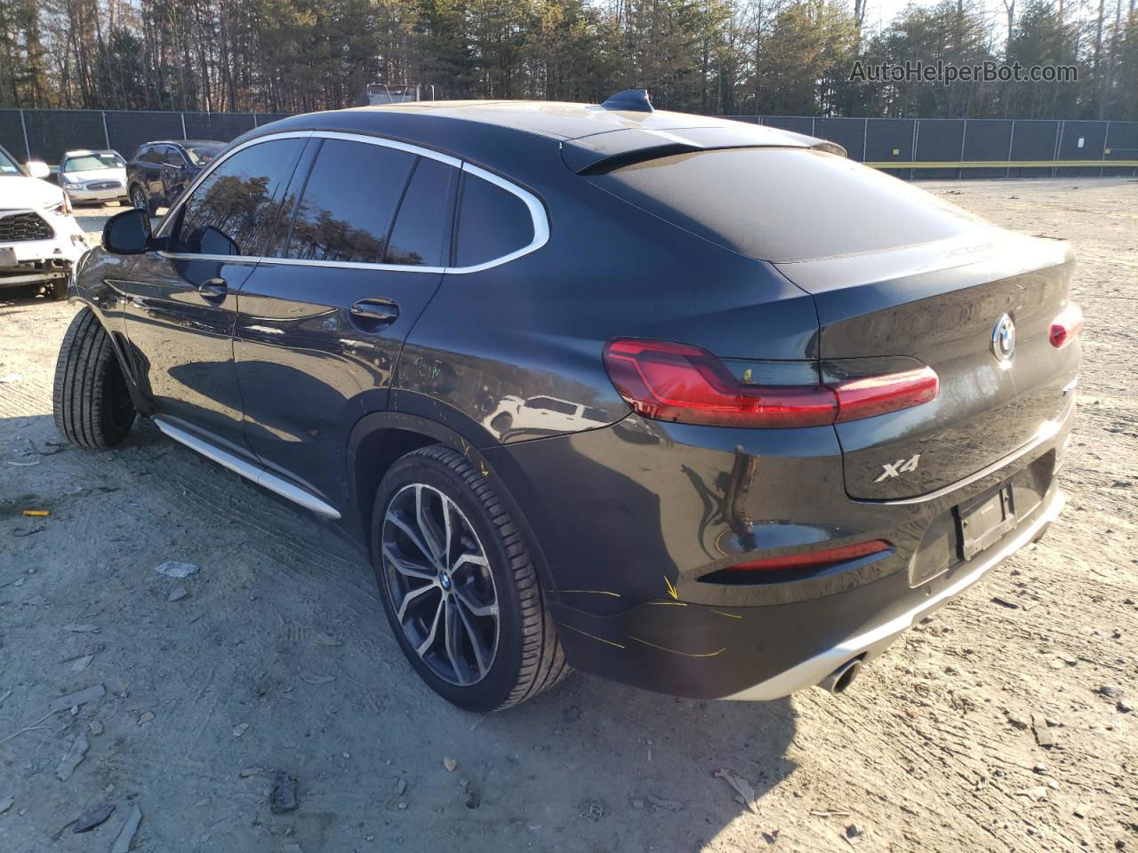 2021 Bmw X4 Xdrive30i Black vin: 5UX2V1C04M9F44502