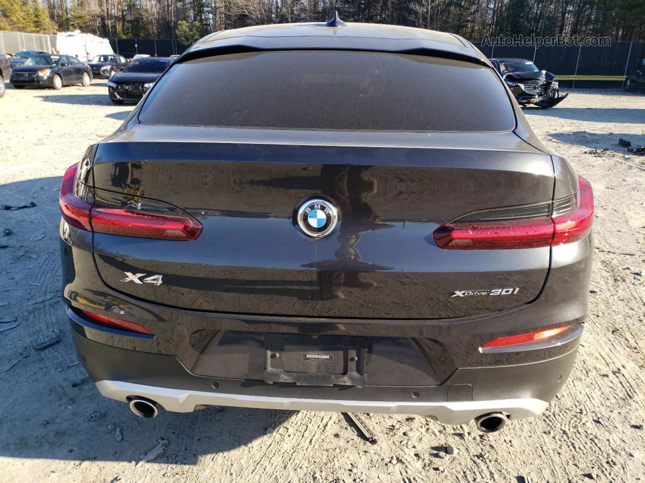 2021 Bmw X4 Xdrive30i Black vin: 5UX2V1C04M9F44502