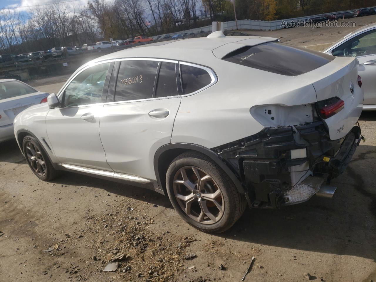 2021 Bmw X4 Xdrive30i White vin: 5UX2V1C04M9G63120