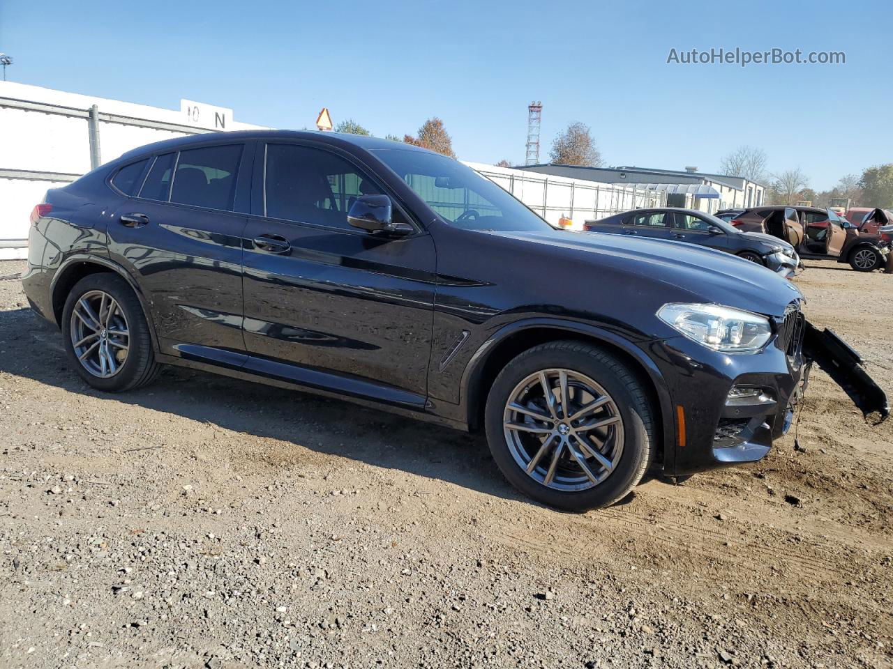 2021 Bmw X4 Xdrive30i Черный vin: 5UX2V1C04M9H18861