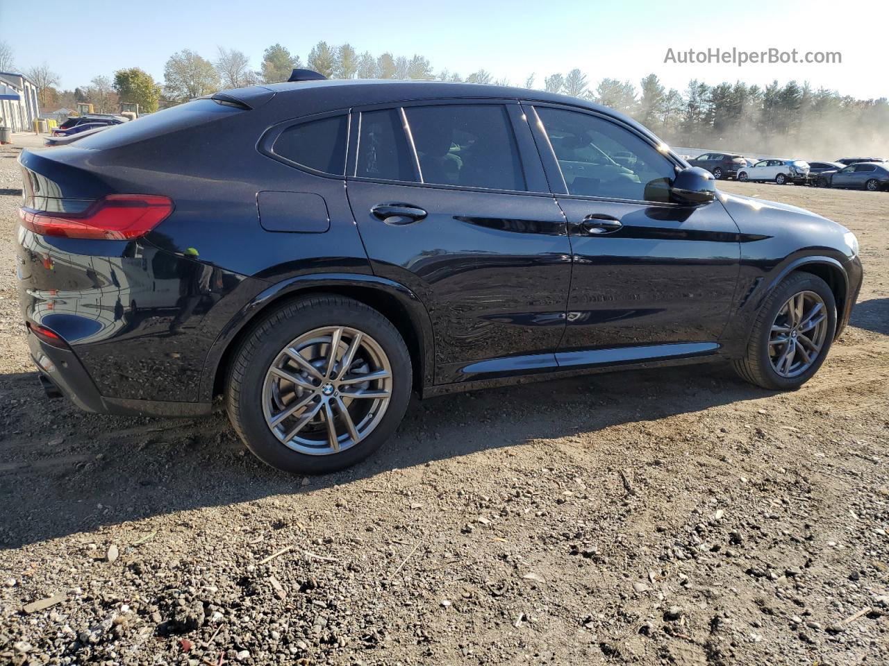 2021 Bmw X4 Xdrive30i Черный vin: 5UX2V1C04M9H18861