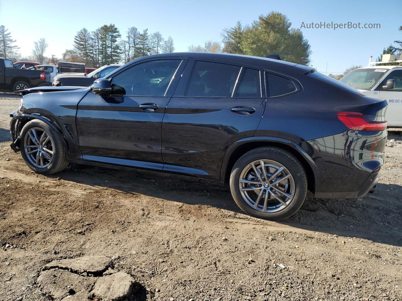 2021 Bmw X4 Xdrive30i Черный vin: 5UX2V1C04M9H18861