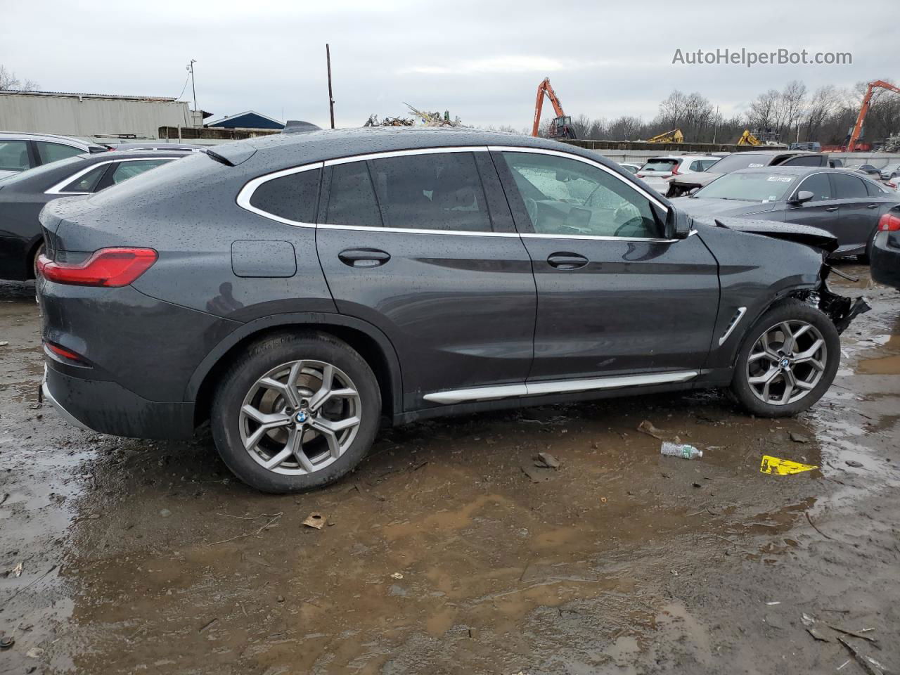 2021 Bmw X4 Xdrive30i Серый vin: 5UX2V1C05M9E06967