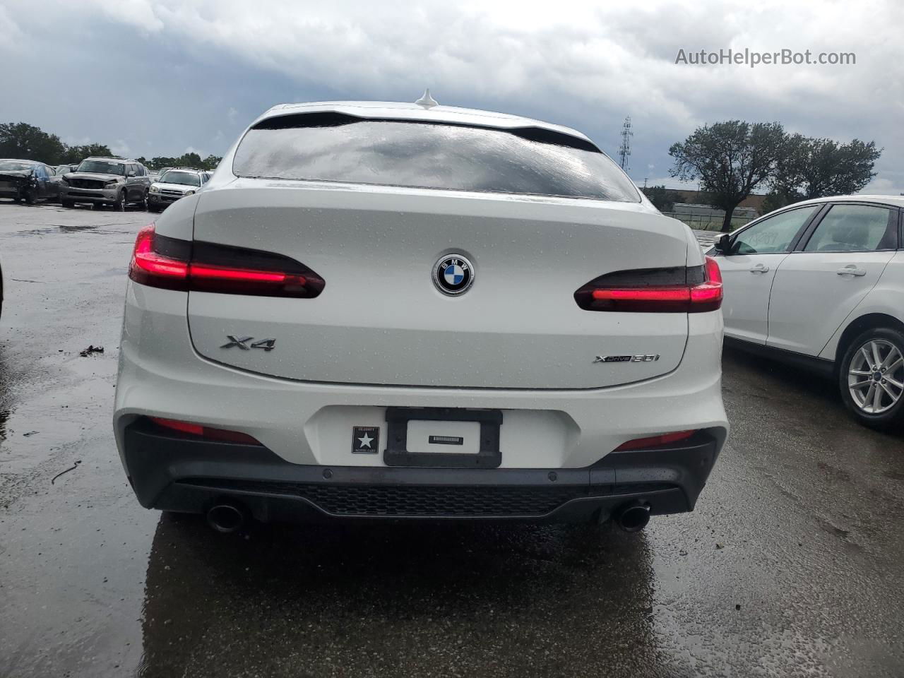 2021 Bmw X4 Xdrive30i White vin: 5UX2V1C05M9F02209