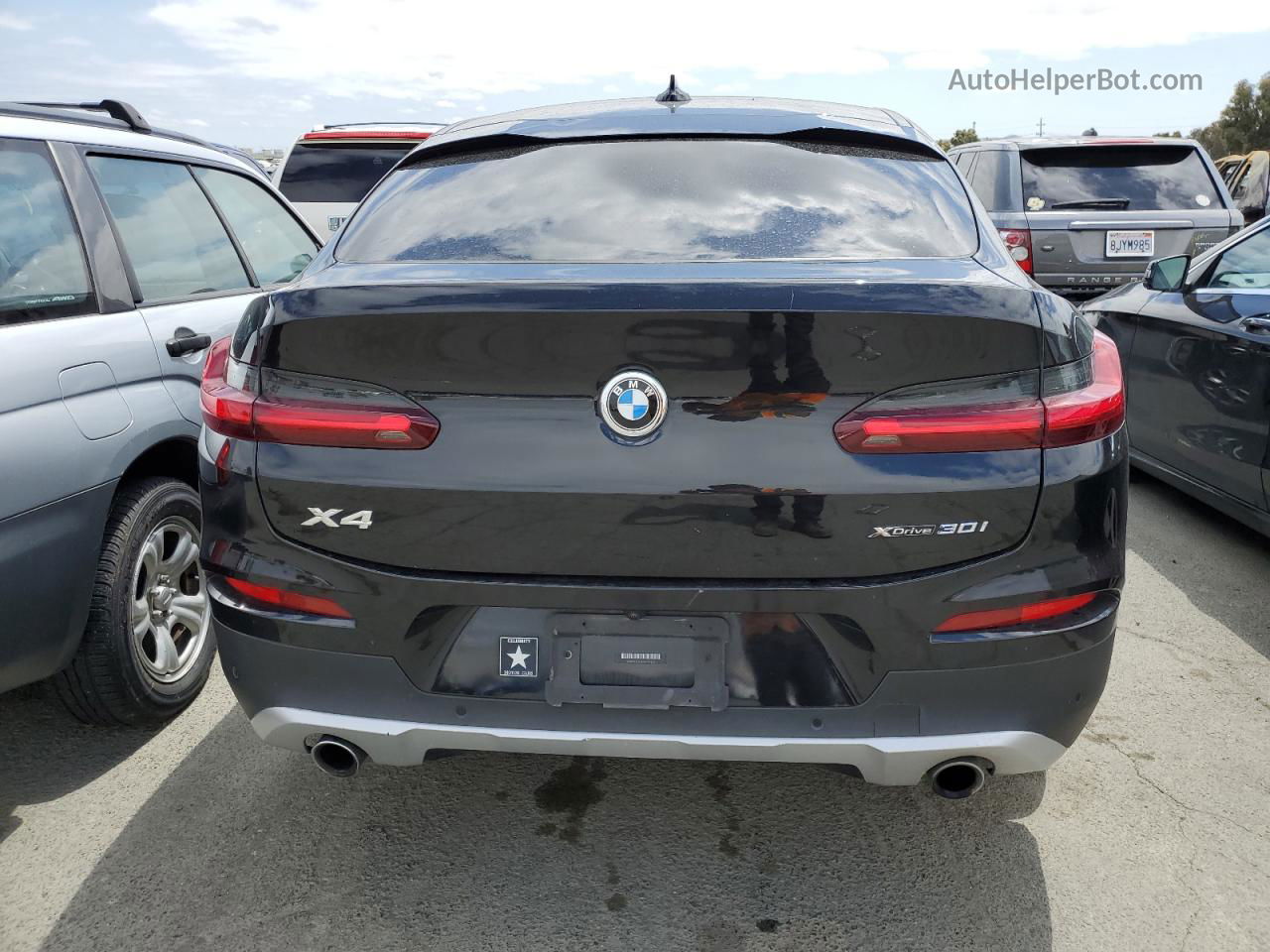 2021 Bmw X4 Xdrive30i Black vin: 5UX2V1C05M9F99637