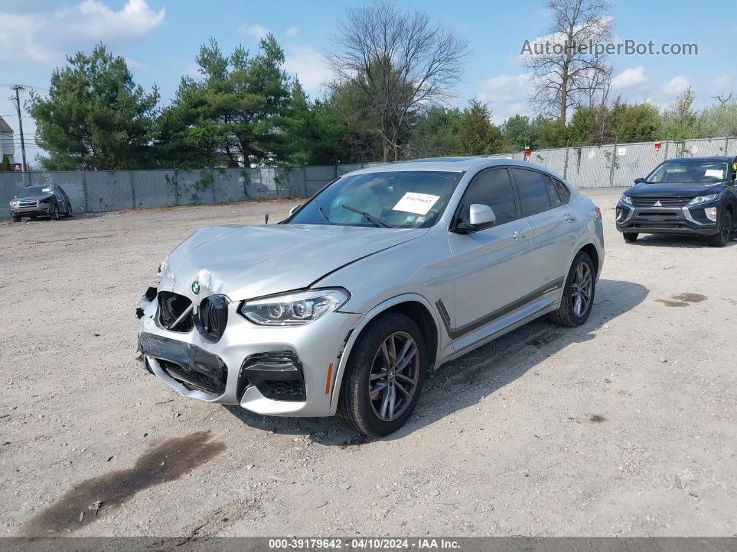 2021 Bmw X4 Xdrive30i Silver vin: 5UX2V1C05M9H34180