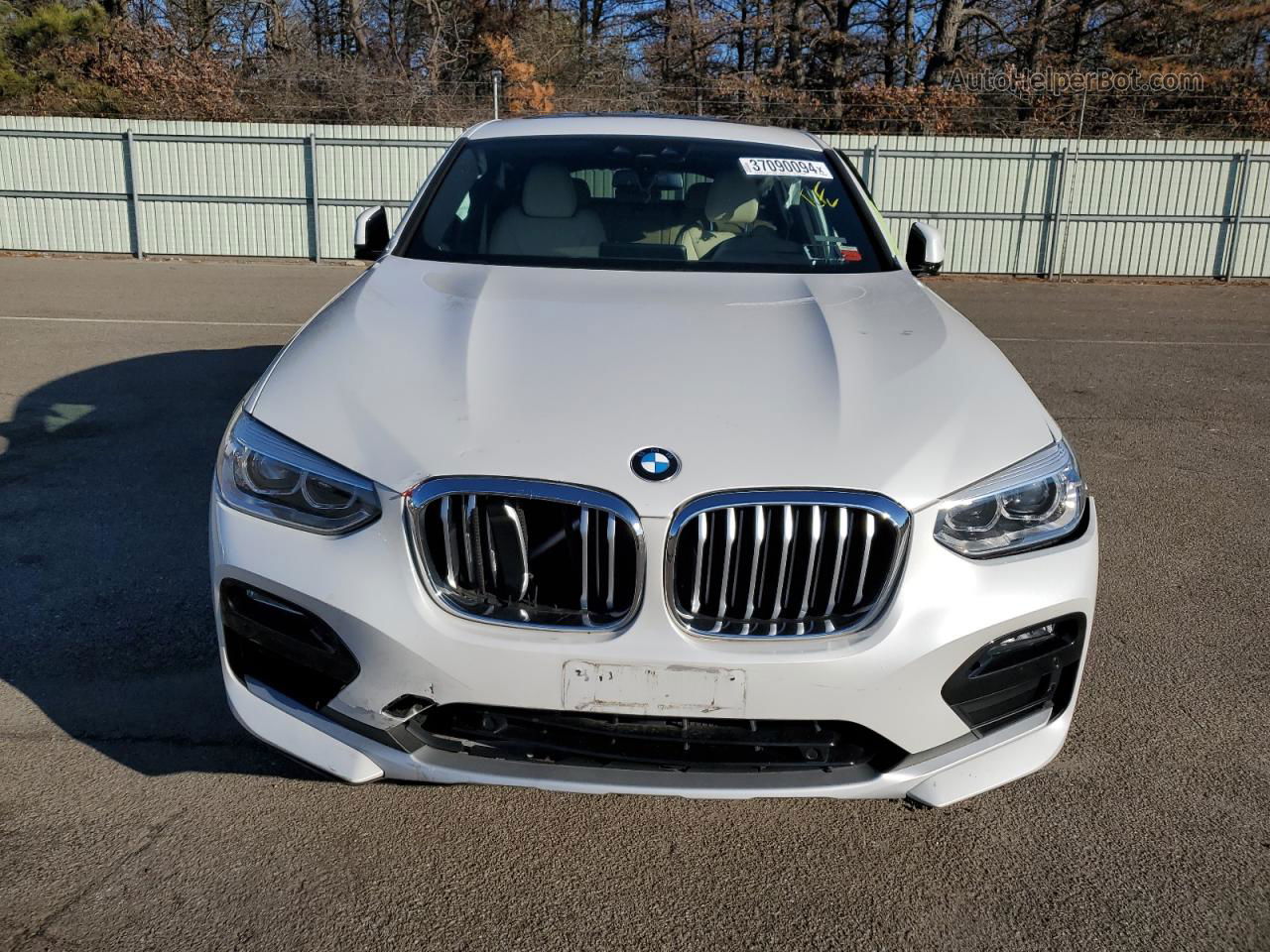 2021 Bmw X4 Xdrive30i White vin: 5UX2V1C07M9G40429