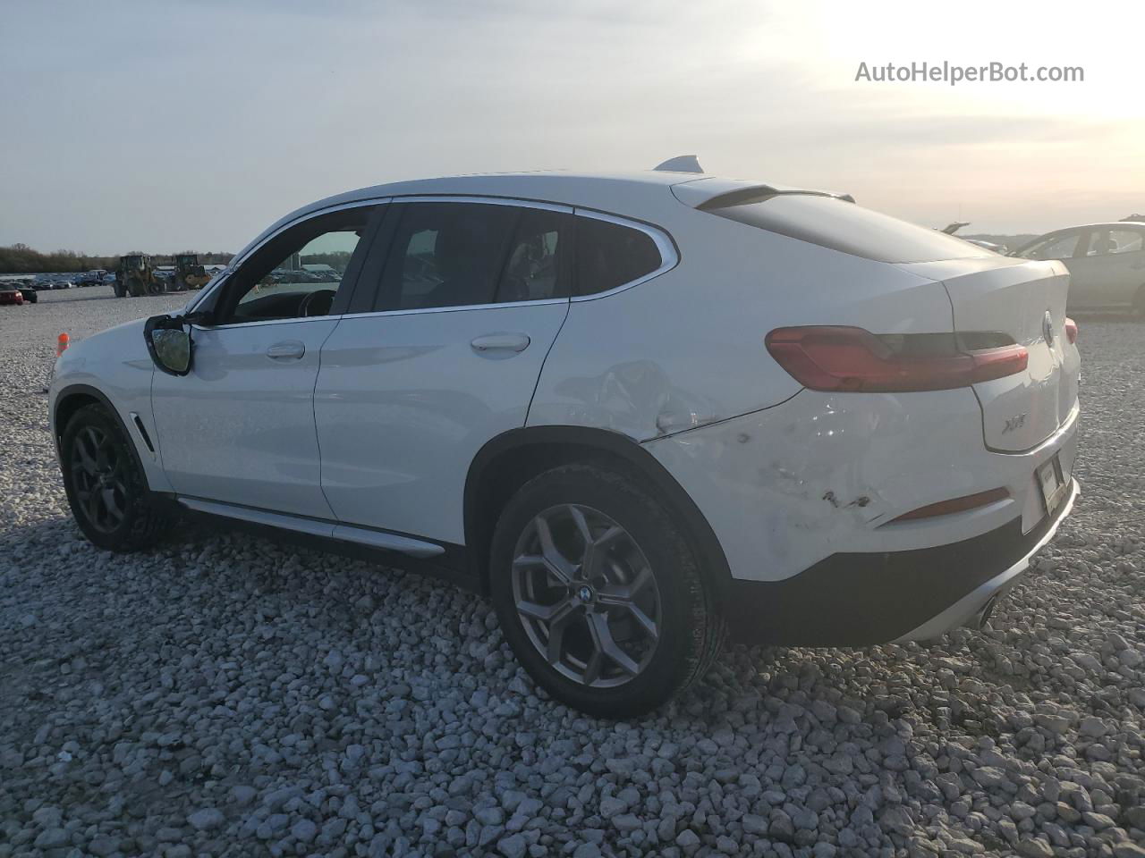 2021 Bmw X4 Xdrive30i Белый vin: 5UX2V1C08M9F21420