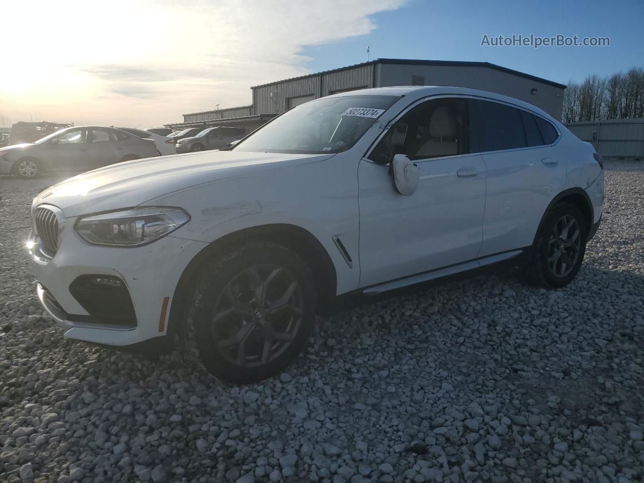 2021 Bmw X4 Xdrive30i Белый vin: 5UX2V1C08M9F21420