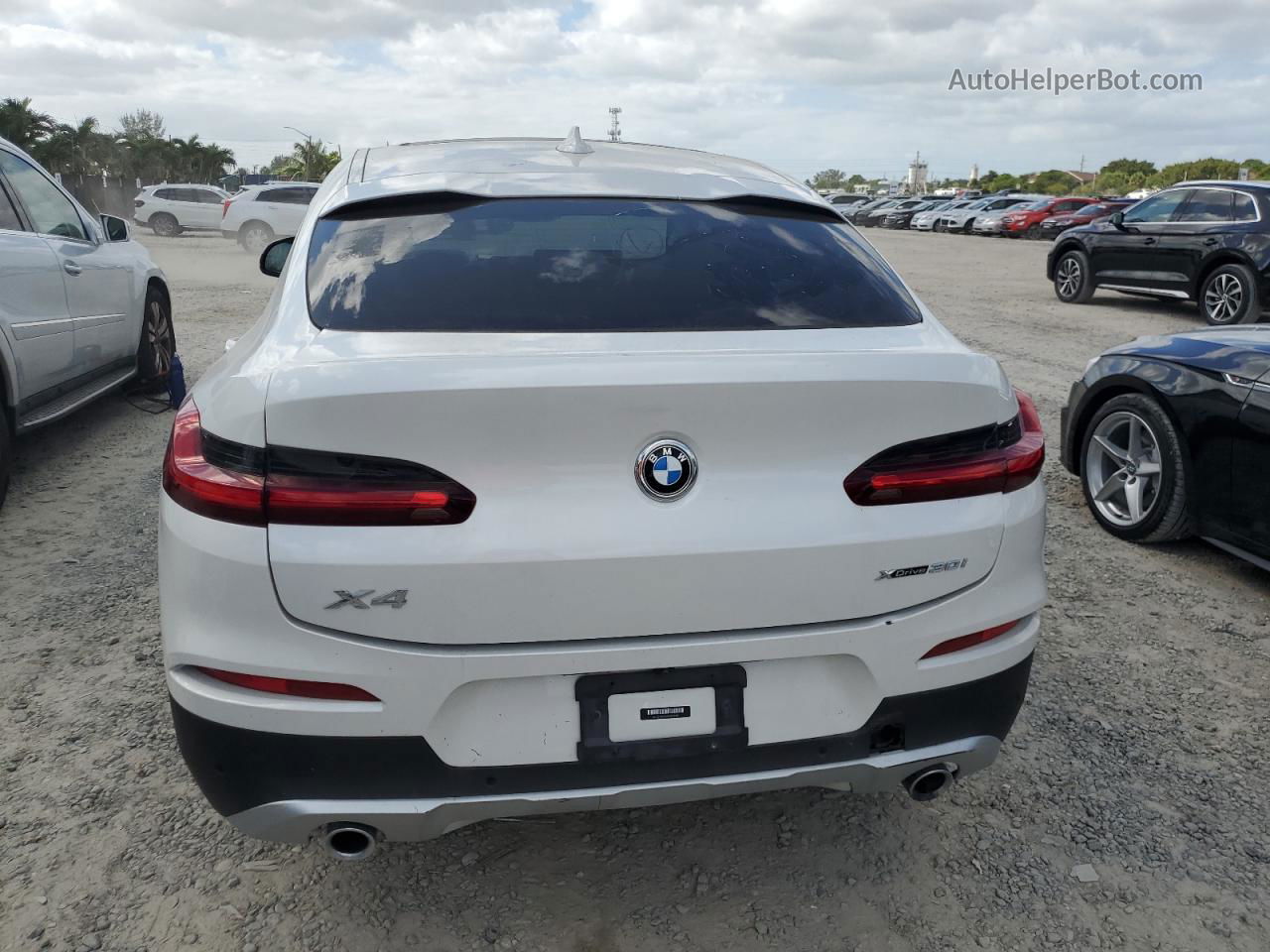 2021 Bmw X4 Xdrive30i White vin: 5UX2V1C09M9H28110