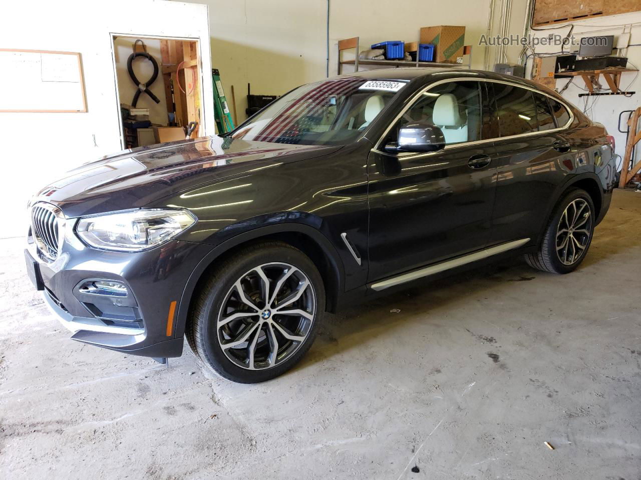 2021 Bmw X4 Xdrive30i Blue vin: 5UX2V1C09M9H40435