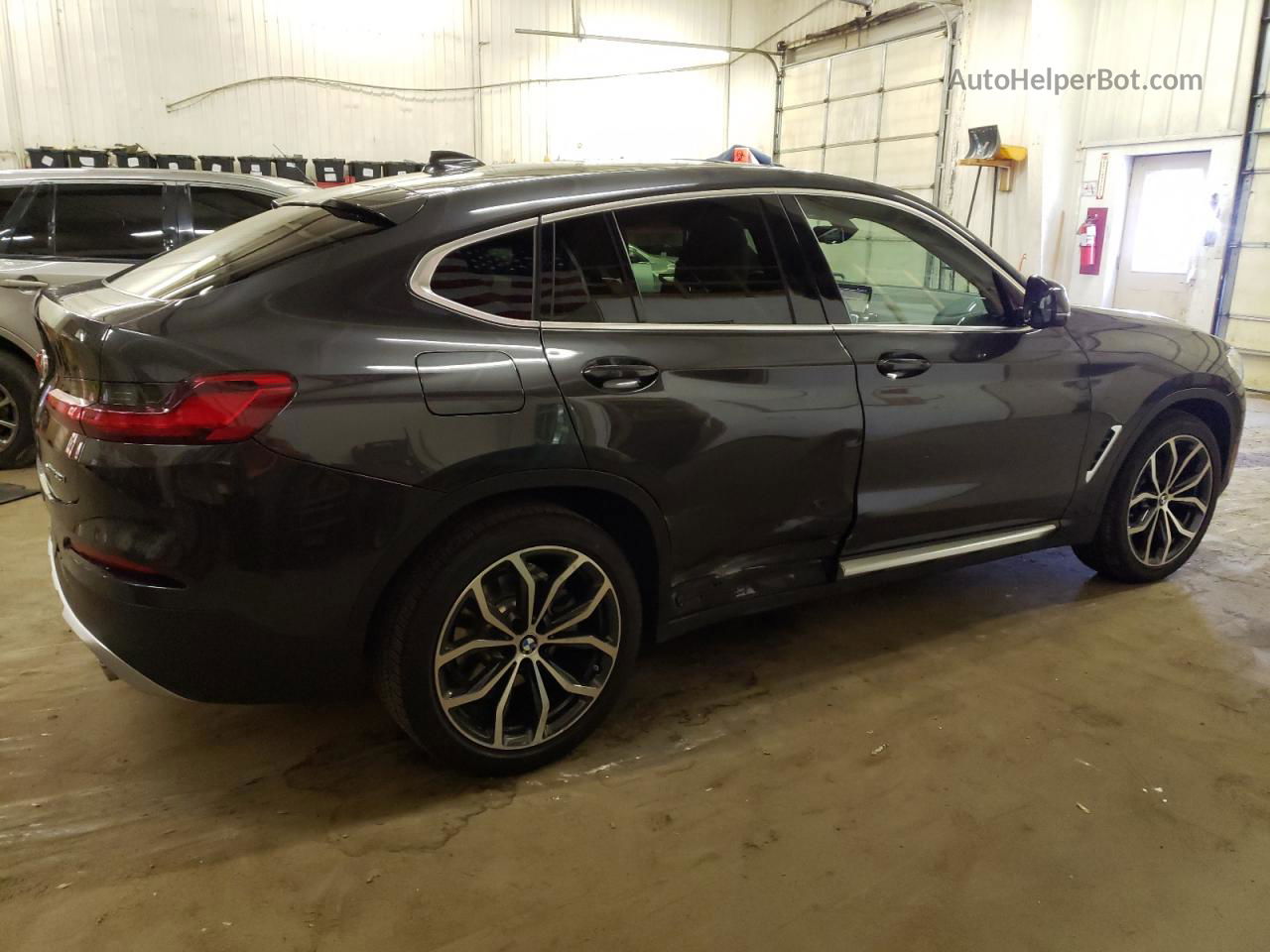 2021 Bmw X4 Xdrive30i Blue vin: 5UX2V1C09M9H40435