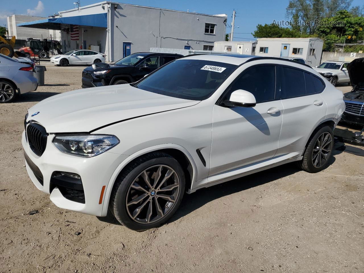 2021 Bmw X4 Xdrive30i White vin: 5UX2V1C0XM9E11002