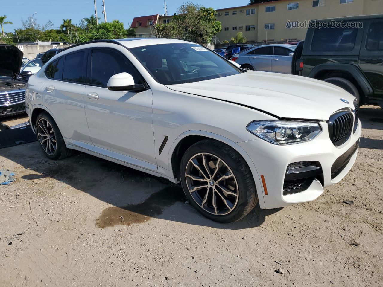 2021 Bmw X4 Xdrive30i White vin: 5UX2V1C0XM9E11002